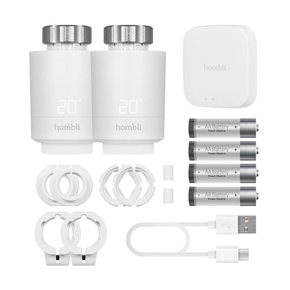 Hombli - Smart Radiator Thermostat Startkit (2+BT Bridge) / Home and Kitchen Κουζίνα Σπίτι & Κουζίνα