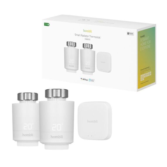 Hombli - Smart Radiator Thermostat Startkit (2+BT Bridge) / Home and Kitchen Κουζίνα Σπίτι & Κουζίνα