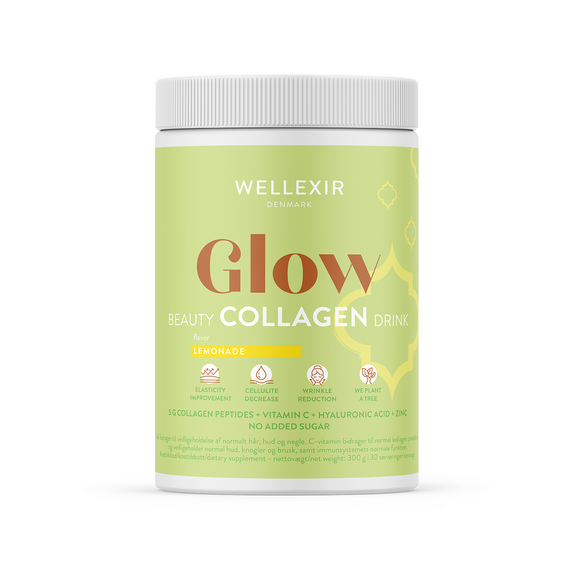Wellexir - Glow Beauty Drink Lemonade 360 g / 60 days / Health and Personal Care Βιταμίνες & Μεταλλικά Στοιχεία Προσωπική Φροντίδα