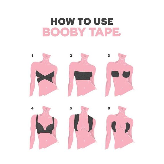 Booby Tape - White / Beauty Wellness Personal Care