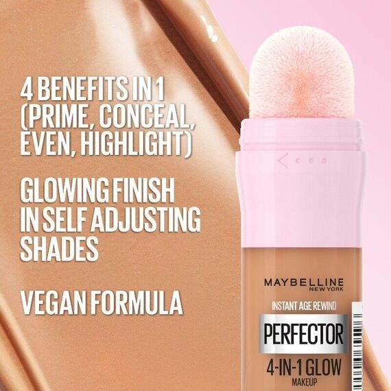 Maybelline - Instant Perfector 4-in-1 Glow Makeup 02 Medium / Beauty Πρόσωπο Μακιγιάζ