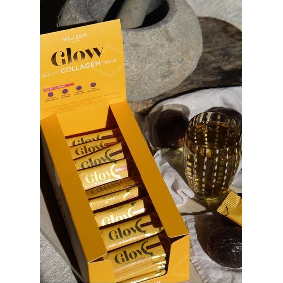 Wellexir - Glow Beauty Drink  Passion fruit BOX 50 Pcs / Health and Personal Care Βιταμίνες & Μεταλλικά Στοιχεία Προσωπική Φροντίδα