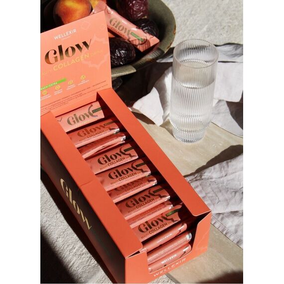 Wellexir - Glow Beauty Drink Peach Ice Tea BOX 50 Pcs / Health and Personal Care Βιταμίνες & Μεταλλικά Στοιχεία Προσωπική Φροντίδα
