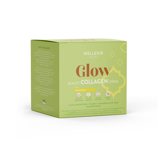 Wellexir - Glow Beauty Drink Lemonade 30 BOX / Health and Personal Care Βιταμίνες & Μεταλλικά Στοιχεία Προσωπική Φροντίδα