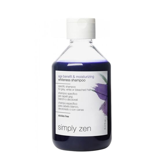 Simply zen - Age Benefit & Moisturizing Whiteness Shampoo 250 ml / Beauty Γυναικεία Σαμπουάν Περιποίηση Μαλλιών