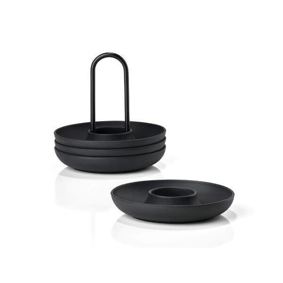 Zone Denmark - Singles Egg Cups With Holder - Black (332021) / Home and Kitchen Kitchen Home & Kitchen