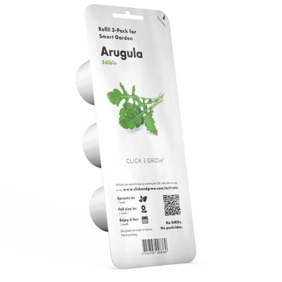 Click and Grow - Smart Garden Refill 3-pack - Arugula/Rocket (SGR19X3) / Home and Kitchen Decor Home & Kitchen