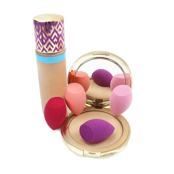 Real Techniques - 4 Mini Miracle Sponges / Beauty Tools & Accessories Makeup