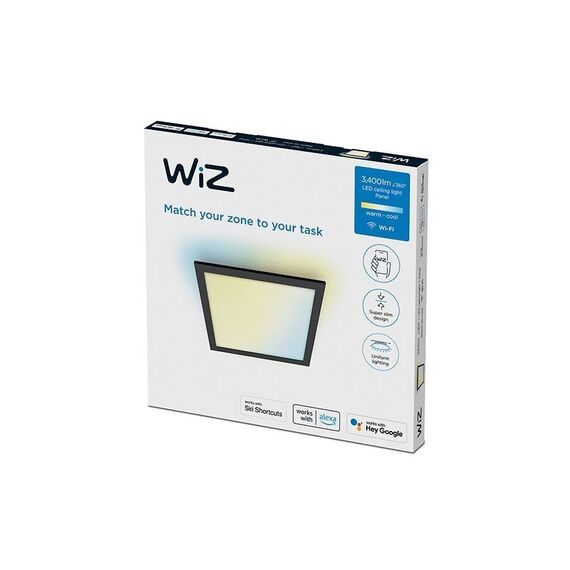 WiZ - Panel WiZ Ceiling SQ 36W Black 27-65K TW / Home and Kitchen Κουζίνα Σπίτι & Κουζίνα