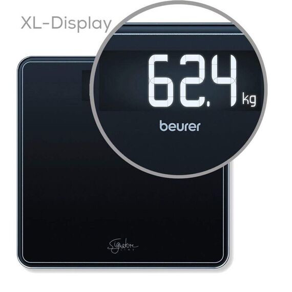 Beurer - GS 400 Bathroom Scale Glass ( Black ) - 5 Year warranty / Home and Kitchen Μπάνιο Σπίτι & Κουζίνα
