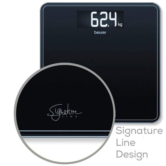 Beurer - GS 400 Bathroom Scale Glass ( Black ) - 5 Year warranty / Home and Kitchen Μπάνιο Σπίτι & Κουζίνα