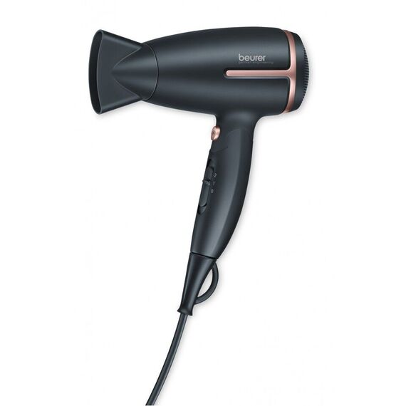 Beurer - HC 25 Travel Hair Dryer 1600 W Black - 3 Years Warranty / Beauty Εργαλεία Μαλλιών Περιποίηση Μαλλιών