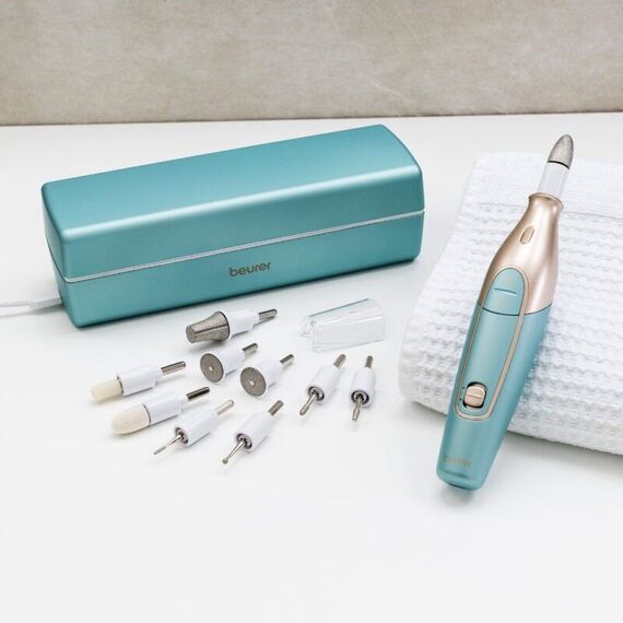 Beurer - MP 84 Rechargeable Manicure /Pedicure Set - 3 Years Warranty / Beauty Nails Makeup