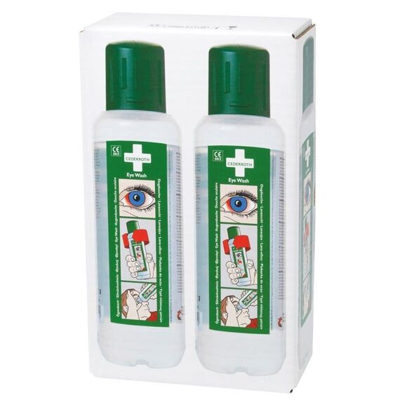 Cederroth - Eye Wash 2 x 500 ml / Health and Personal Care Wellness Personal Care