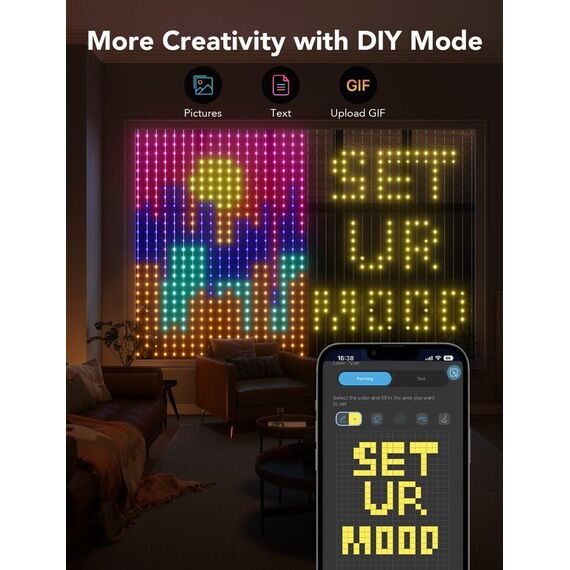 Govee - WiFi & Bluetooth Curtain Lights / Home and Kitchen Lightning Home & Kitchen