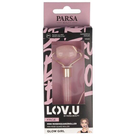 Parsa - LOV.U Mini Rose Quartz Roller Pink / Beauty Συσκευές Περιποίησης Περιποίηση Προσώπου