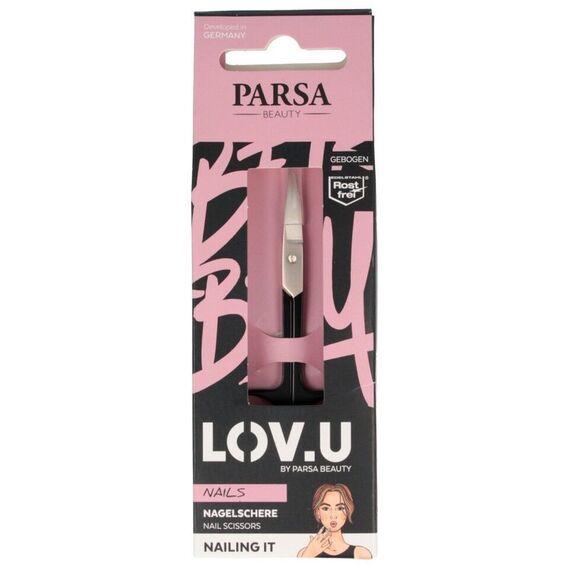 Parsa - LOV.U Nail Scissor Black / Beauty Προϊόντα Ευεξίας Προσωπική Φροντίδα