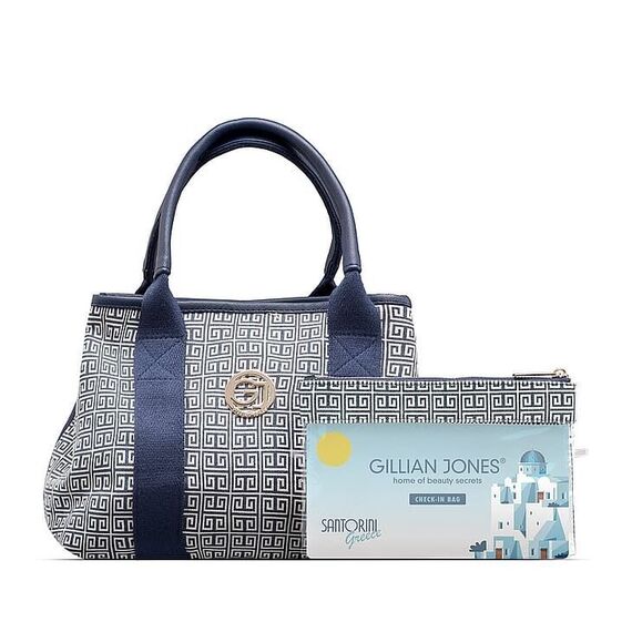 Gillian Jones - Mary Bag - Santorini Print Mary / Beauty Αξεσουάρ Ομορφιάς Γυναικεία Περιποίηση