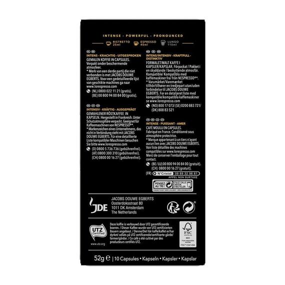 L'OR Capsules - Espresso Onyx - Coffee Capsules - 10 pcs / Food & Drink Κάψουλες Καφές