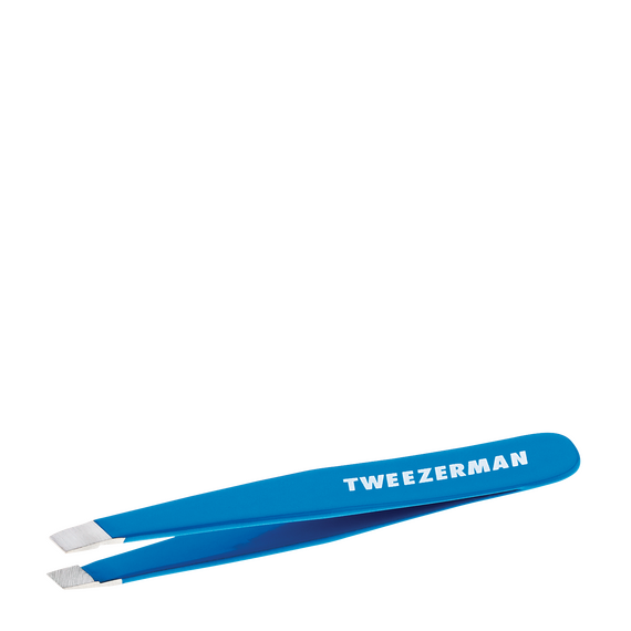 Tweezerman - Mini Slant Tweezer Bahama Blue / Beauty Tools & Accessories Makeup