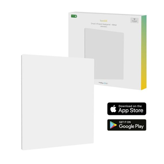 Hombli - Smart Infrared Heatpanel 350W White Metal / Home and Kitchen Συσκευές Σπίτι & Κουζίνα