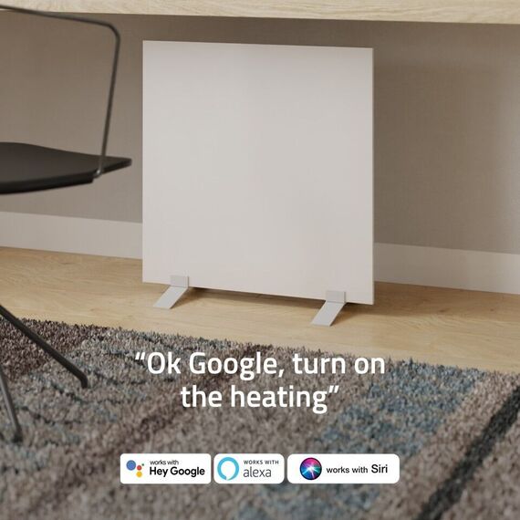 Hombli - Smart Infrared Heatpanel 350W White Metal / Home and Kitchen Συσκευές Σπίτι & Κουζίνα