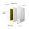 Hombli - Smart IR Glass Heatpanel 400W, White / Home and Kitchen Συσκευές Σπίτι & Κουζίνα