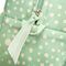 Karen Denmark - 2 pcs Cosmetic bag with handle Green/white print / Beauty Uncategorized (Beauty)