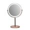 Gillian Jones - Rechargeable LED table mirror with 10x magnification and USB-C - Copper - W21.5 x 35 x 13.5 cm / Beauty Αταξινόμητα (Ομορφιά)