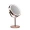 Gillian Jones - Rechargeable LED table mirror with 10x magnification and USB-C - Copper - W21.5 x 35 x 13.5 cm / Beauty Αταξινόμητα (Ομορφιά)