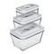 Set of 3 Glass Containers Zwilling Fresh & Save Κουζίνα Σπίτι & Κουζίνα