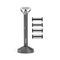 BaByliss Super-X Metal OT996E beard trimmer Battery 5 5 mm Wet & Dry Silver Hair Tools Hair Care