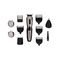 Camry Premium CR 2921 beard trimmer Black, Mirror Hair Tools Hair Care