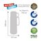 ROTPUNKT Glass thermos, capacity 0.750 l, polar-el.-summer squash (white-yellow) Κουζίνα Σπίτι & Κουζίνα