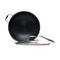 Kohersen Black Cube 32 cm wok Kitchen Home & Kitchen