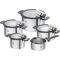 ZWILLING SIMPLIFY 66870-005-0 Pots set Stainless steel 5 pcs. Silver Black Κουζίνα Σπίτι & Κουζίνα