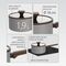 18cm saucepan with lid, 1.9L MR-1211-18S MAESTRO grey Kitchen Home & Kitchen