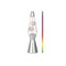iTotal - Spaceship LED Lava Lamp with Color-changing Light - White Wax and Silver Base - Silver / Home and Kitchen
