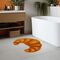 Kikkerland - Croissant Bath Rug - 25.75 x 20.25 x 0.25 / Home and Kitchen
