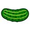 Kikkerland - Pickle Bath Rug - Green - 17 x 34 x 0.25 / Home and Kitchen