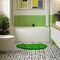 Kikkerland - Pickle Bath Rug - Green - 17 x 34 x 0.25 / Home and Kitchen