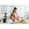 ELDOM PJ400 juice maker Centrifugal juicer 400 W Black, Silver