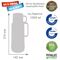ROTPUNKT Glass thermos capacity 1.0 l, shiny fox (red)