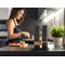 ELDOM ZMP5 BATTERY-POWERED PEPPER AND SALT GRINDER SET WITH STAND, BLACK