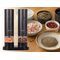 ELDOM ZMP5 BATTERY-POWERED PEPPER AND SALT GRINDER SET WITH STAND, BLACK