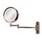 Gillian Jones- Double sided wall mirror w. LED - x1/x10 magnification  - kobber / Beauty Tools & Accessories Makeup