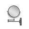 Gillian Jones - Double-Sided Wall Mirror w. x10 Magnification - Black / Beauty Tools & Accessories Makeup