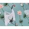 Gillian Jones - Makeup purse in Crane Dance Print / Beauty Tools & Accessories Makeup