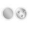 Gillian Jones - Round Mirror in Acrylic w.  Suction disc and 15x Magnification / Beauty Accessories Woman Care